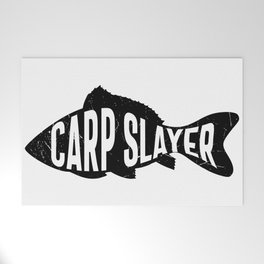 Carp Slayer Fishing Welcome Mat