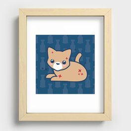 Florida Kitty Recessed Framed Print