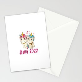 Hello 2022 magical for kids - Happy New Years Eve 2022  Stationery Cards