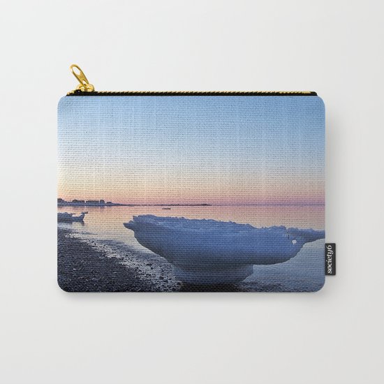 Icebergs on the Beach Carry-All Pouch