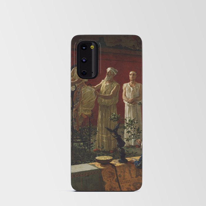 The Oracle by Camillo Miola 1840 - 1919 Android Card Case