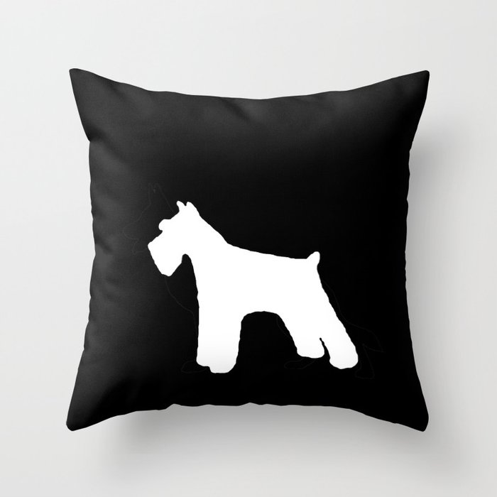 scottie the schnauzer pillow chum
