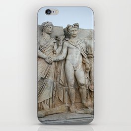 Klaudios and Agrippina Sebastion Relief Classical Art iPhone Skin