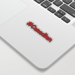 "#Canadian" Cute Expression Design. Buy Now Sticker