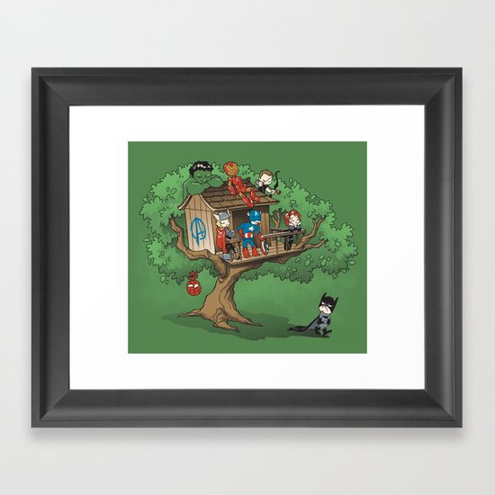 Super Exclusive Club Framed Art Print