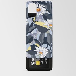 Navy Daisies With Leaves Android Card Case