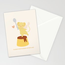 Purin Pudding Stationery Card