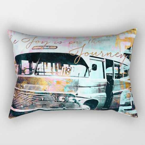 The Joy is in the Journey Rectangular Pillow