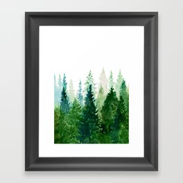 Pine Trees 2 Framed Art Print