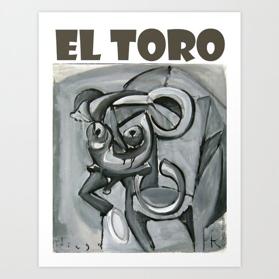 El toro Art Print