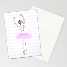 Ballerina Stationery Card