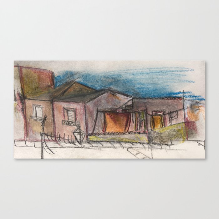 Roof top Canvas Print