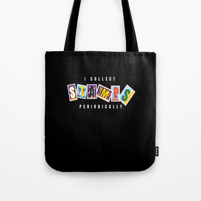 I Collect Periodically Stamp Collecting Tote Bag