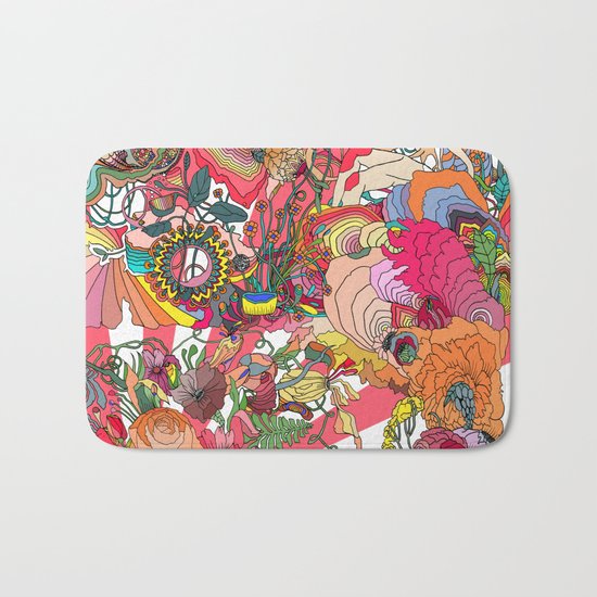 Of the Hare Meadow Bath Mat
