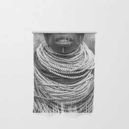 The Karo Necklace - Ethiopia - Black And White Photography - Africa - Tribal Art - African American Art Wall Hanging
