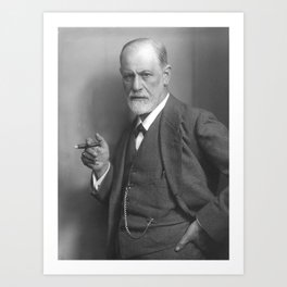 Sigmund Freud Art Print