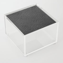 Modern Black Leather Collection Acrylic Box