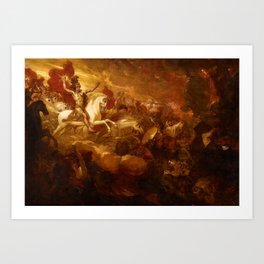 Destruction of the Beast and the False Prophet, 1804 by Benjamin West Art Print