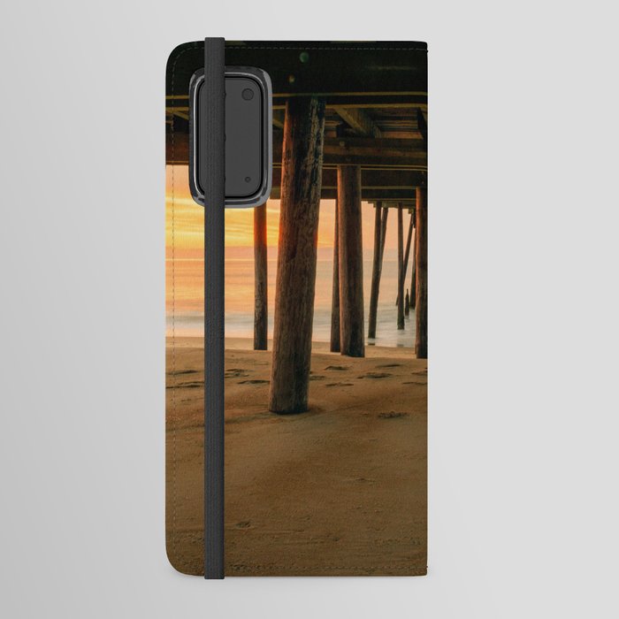 Nags Head Pier Outer Banks North Carolina Beach Ocean Print Android Wallet Case