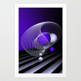 go violet -16- Art Print