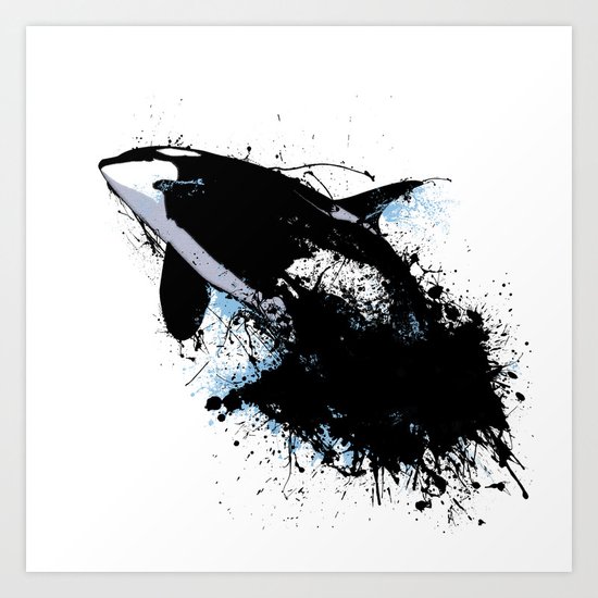 Oil escape Art Print