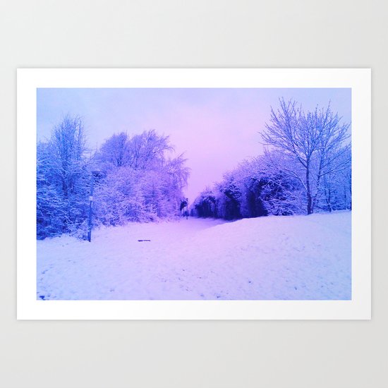 SnowBright Art Print