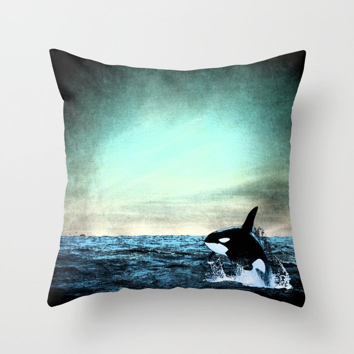 whale Throw Pillow