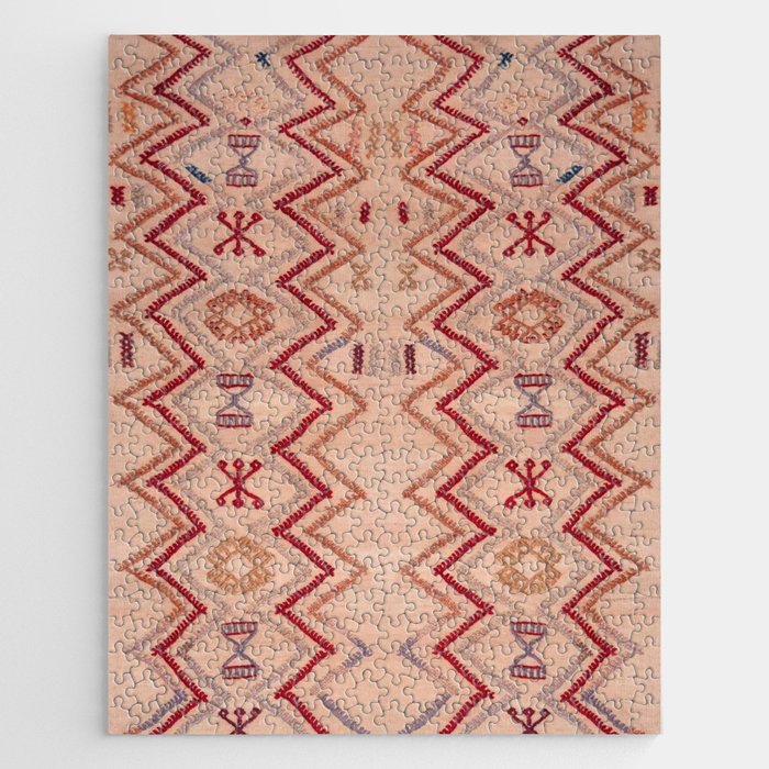 Heritage Moroccan Berber Rug Design Jigsaw Puzzle