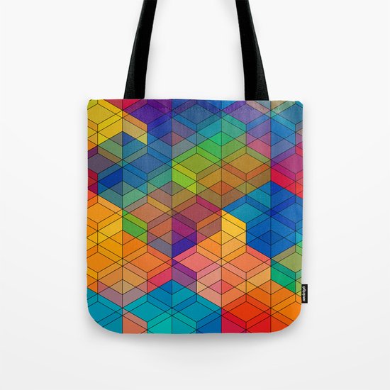 Cuben Intense No.2 Tote Bag