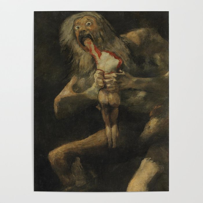 Saturn Devouring His Son by Goya Poster
