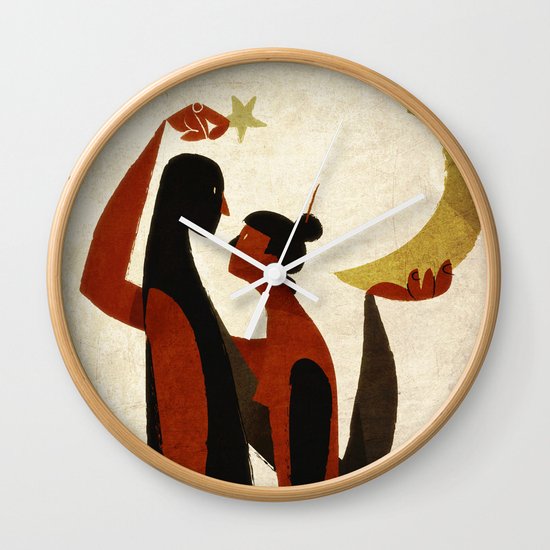 celestial bodies Wall Clock