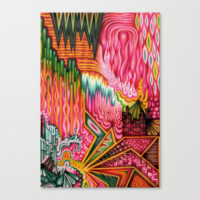 Sunk into a Candy Cave Canvas Print