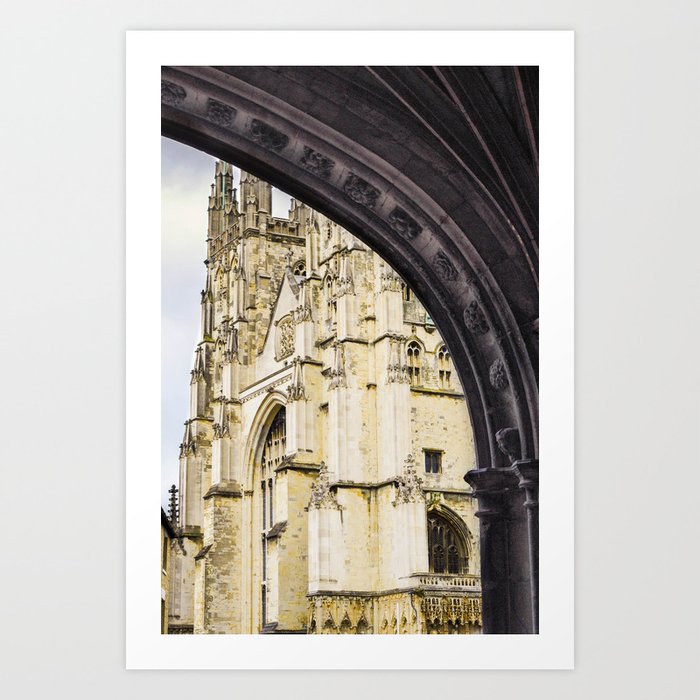 Canterbury Cathedral Arch Art Print