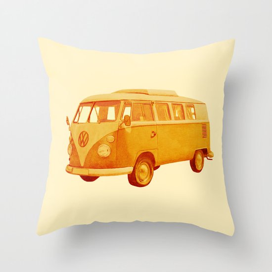 Summer Ride Throw Pillow