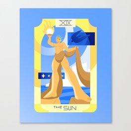 The Sun (Tarot card) Canvas Print