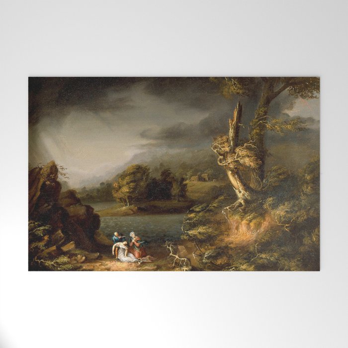 "The Tempest," by Thomas Cole (American, 19th Century), ca. 1826 Welcome Mat