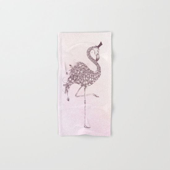 Flamingo Hand & Bath Towel