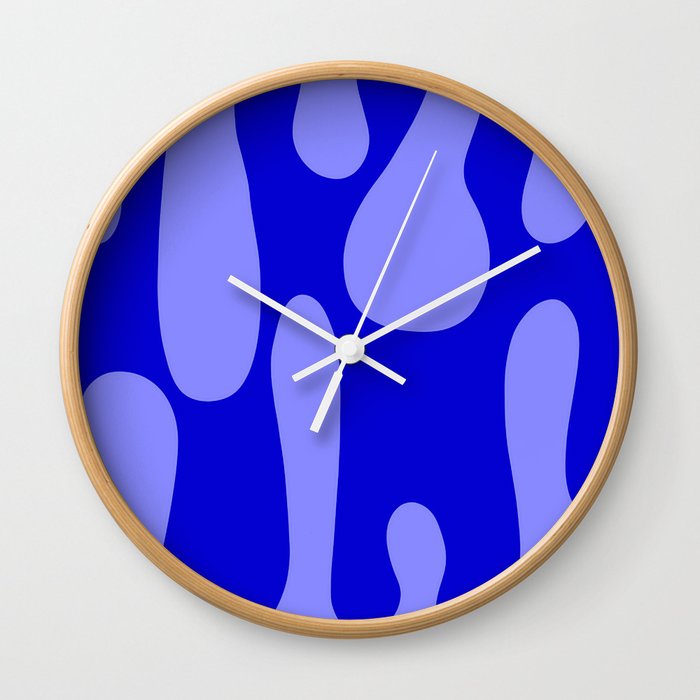 Shades of Blue Wall Clock