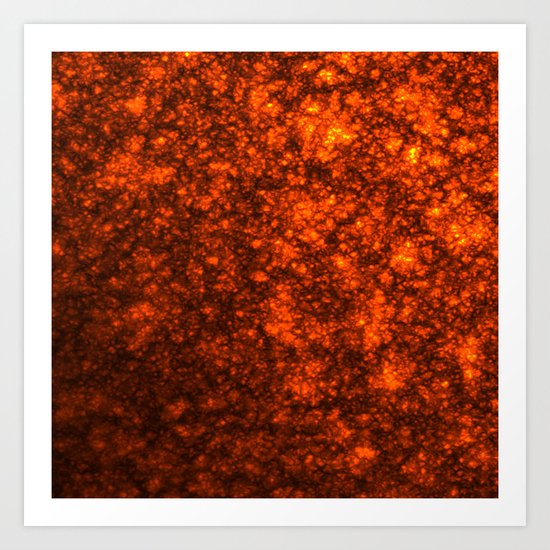 Molten Lava Art Print