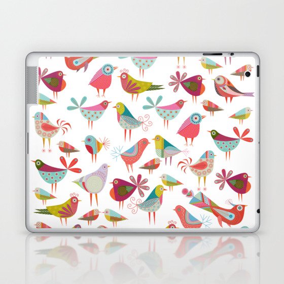 Dancing Birds Laptop & iPad Skin