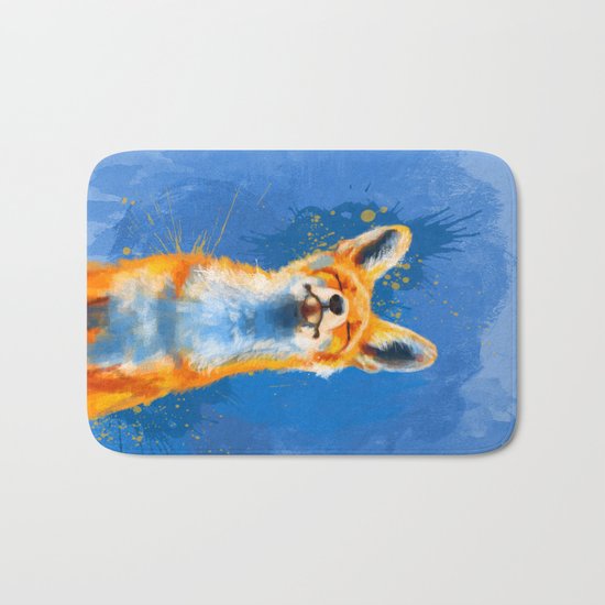 Happy Fox v2 Bath Mat