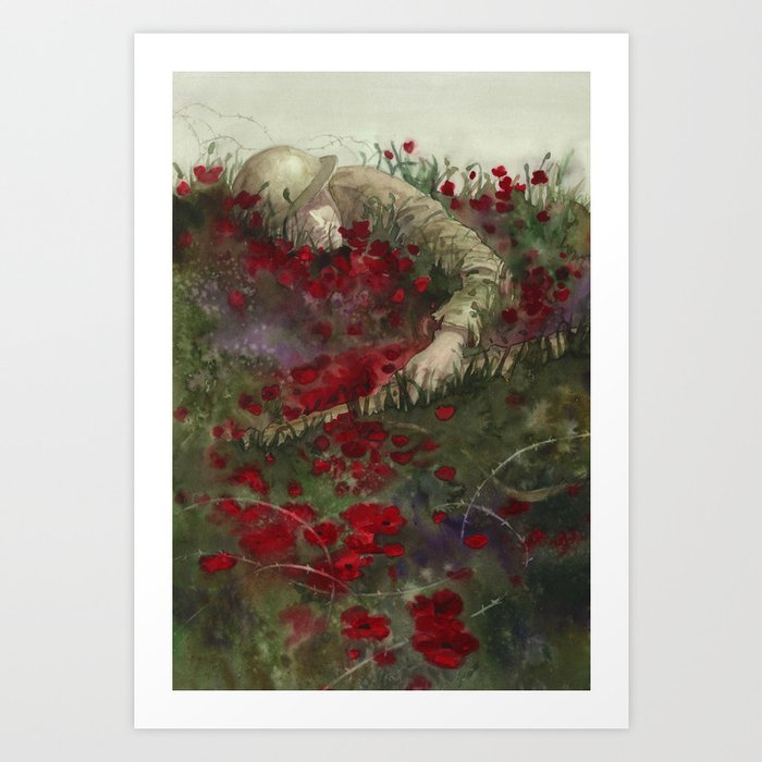 World War 1 Soldier - Remembrance Art Print