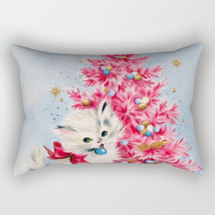 Rectangular best sale christmas pillows