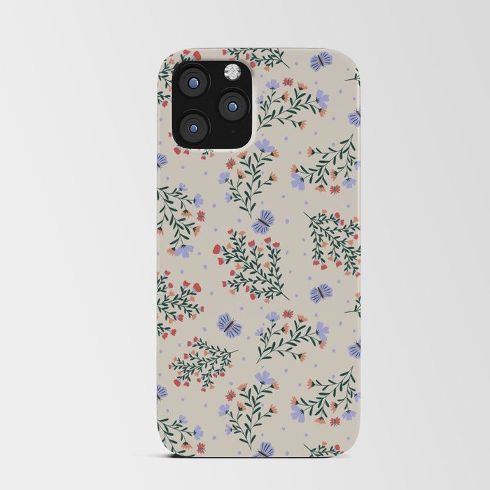Sweet Floral iPhone Card Case