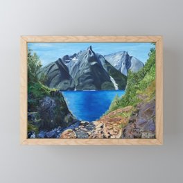 Norwegian West Coast Framed Mini Art Print