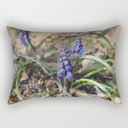 Happy Hyacinth Rectangular Pillow