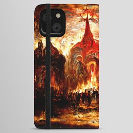 Lucifer Palace in Hell iPhone Wallet Case