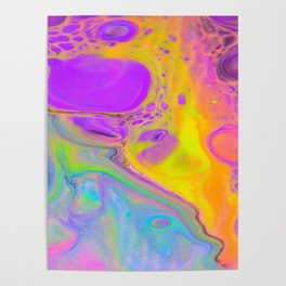 Tripping on Rainbows Poster
