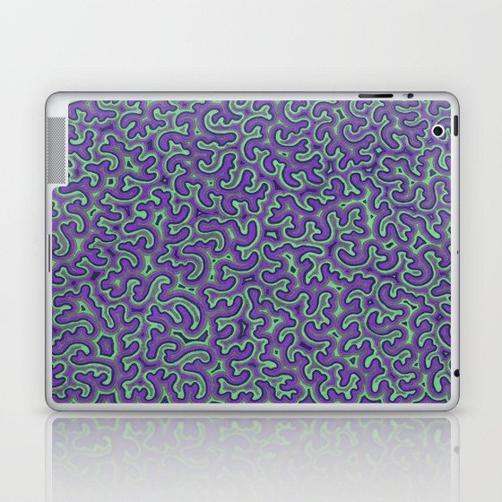 purple & green Laptop & iPad Skin