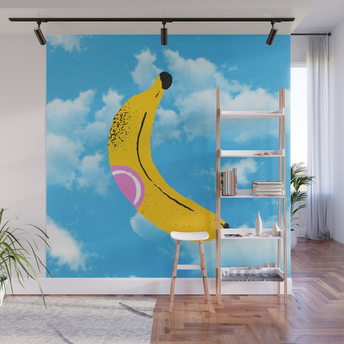Banana Pop Art: Sky Edition Wall Mural